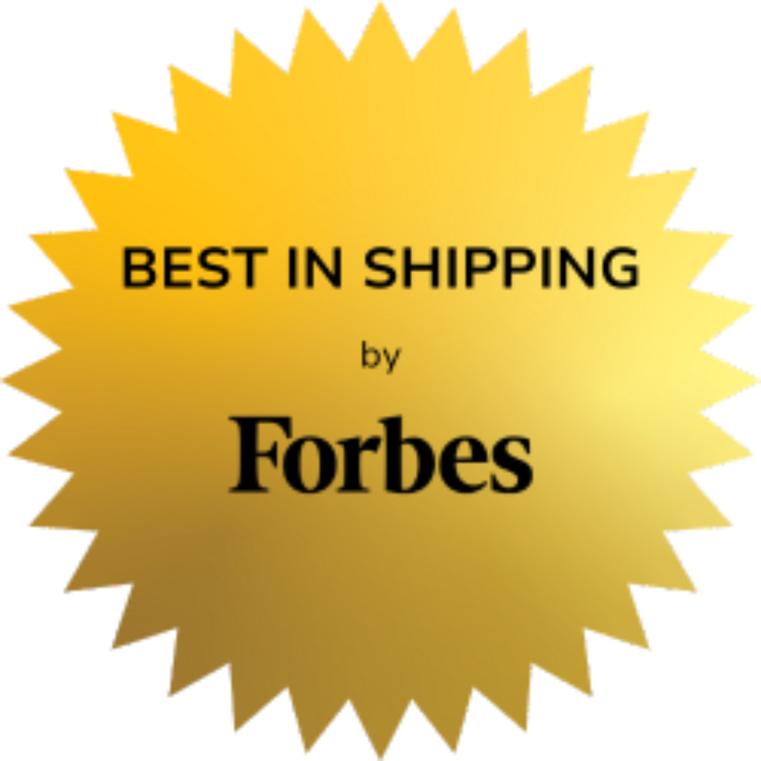 Best in Shipping Forbes Badge 2